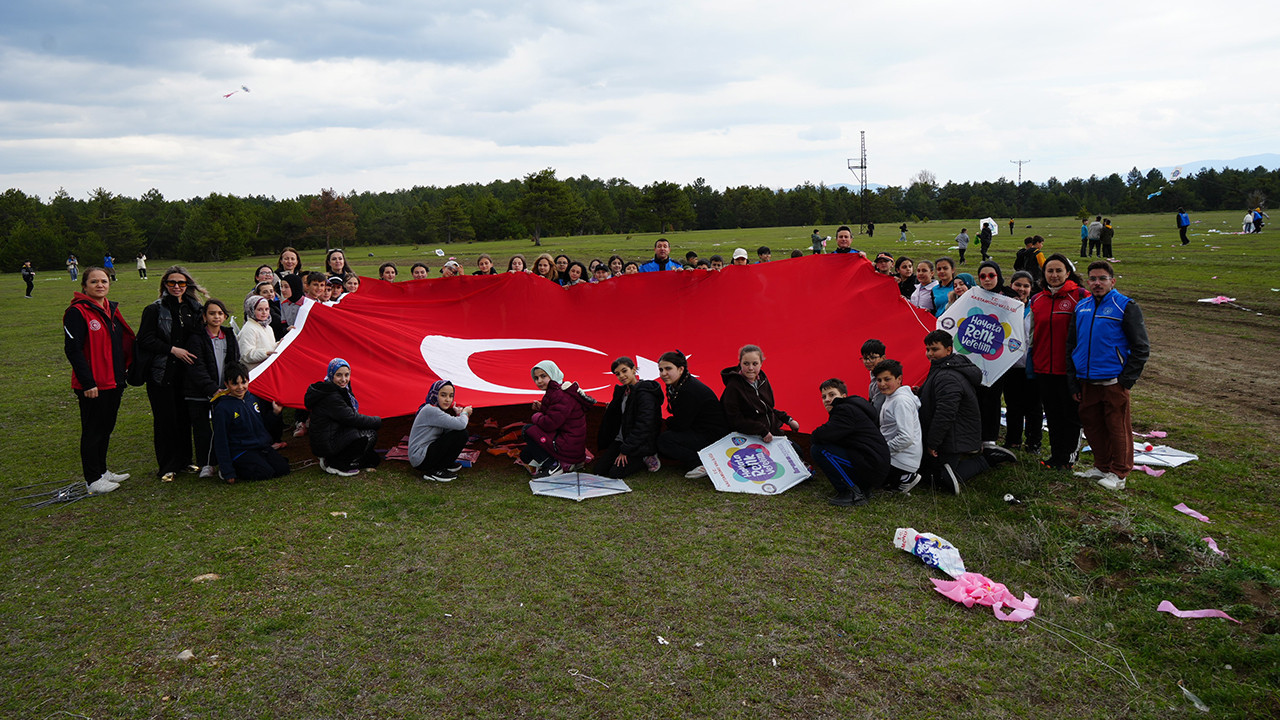 Kastamonu’da Rengarenk Uçurtma Şenliği Coşkusu