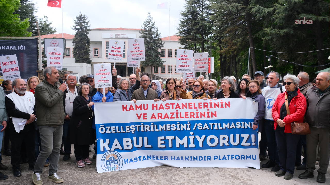 Eskişehir’de Sağlık Hizmetlerine Özelleştirme Tepkisi: Hastaneler Halkındır Platformu Eylemde